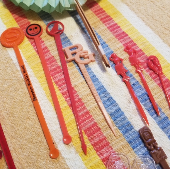 Vintage swizzle stick lot - Picture 3 of 5